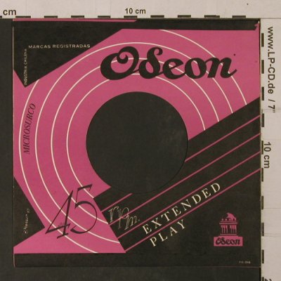 Odeon: 45 rpm.Extended Play,Microsurco, Odeon, LC(), Chile,  - Cover - T1132 - 2,50 Euro
