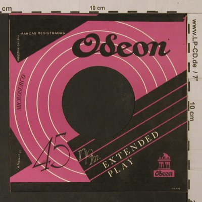 Odeon: 45 rpm.Extended Play,Microsurco, Odeon, LC, Chile Typ: Cover Best.-Nr.: T1132 Preis: 2,50 Euro