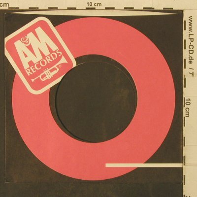 A&M: Firmenlochcover- red/black/white, AM, US Typ: Cover Best.-Nr.: T3995 Preis: 1,50 Euro