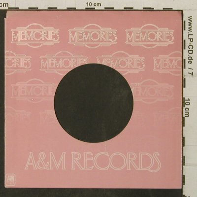 A&M: Memories - Firmenlochcover, AM(AM-86), US,  - Cover - T3999 - 1,50 Euro