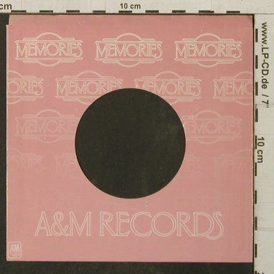 A&M: Memories - Firmenlochcover, AM (AM-86), US Typ: Cover Best.-Nr.: T3999 Preis: 1,50 Euro