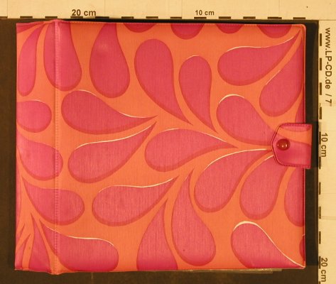 Single Album Kunststoff: orange-lila Tropfen, "Hippy", 20 Taschen,  Typ: Album Best.-Nr.: Z76 Preis: 5,00 Euro