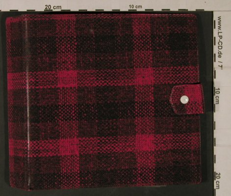 Single Album Kunststoff: Rot/Schwarz, Quadrrat Muster, , 20 Taschen Typ: Album Best.-Nr.: Z7 Preis: 4,00 Euro