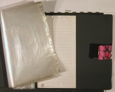 Single Album Kunststoff: Rot/Rosa/Lila Blumenmuster"Hippy", 20 Taschen,vg+(), 70ger,  - Album - Z8 - 2,00 Euro