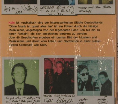 Schergel,Frank - Kölner Musikszene: Ohne Musik ist quasi alles lau, KIWI(3-462-03524-X), D, FS-NEU,  - TB - 40022 - 5,00 Euro