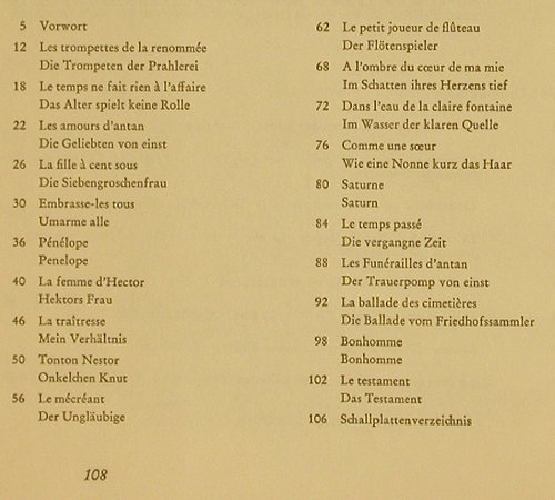Brassens,Georges: Texte, franz/deutsch, Sammlung Damokles 3(), D, 1969 - Buch - 40171 - 5,00 Euro