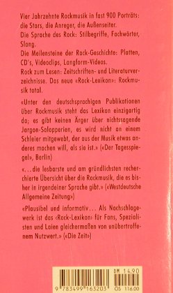 Rock-Lexikon - Das neue: Barry Graves,Sigfried Schmidt-Jods, rororo(6320/6321), D(1973), 1990 - Buch*2 - 40210 - 6,00 Euro