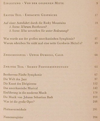 Bernstein,Leonard: Freude an der Musik, dtv(176), D, 1963 - TB - 40293 - 3,00 Euro
