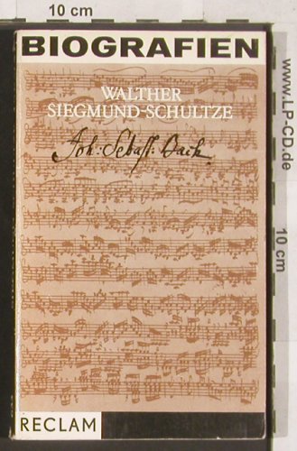 Bach,Johann Sebastian: Biogafien, Siegmund-Schultze,W. vg-, Reclam 633 (660 709 4), DDR,265 S., 1976 Typ: TB Best.-Nr.: 40005 Preis: 3,00 Euro