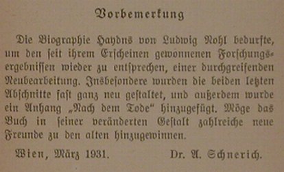 Haydn,Joseph: Ludwig Nohl, Musiker-Biographien 3, Reclam(), D,vg+, 1931 - Heft - 40024 - 5,00 Euro