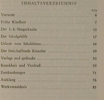 Schubert,Franz: Leben und Werk, v.Fritz Steffin, Sirorski Hamburg, D Typ: TB Best.-Nr.: 40086 Preis: 3,00 Euro