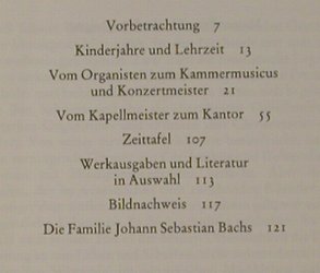 Bach,J.S.: Das kleine Bach-Buch,Werner Neumann, ro ro ro (4289), D, 1978 Typ: TB Best.-Nr.: 40121 Preis: 3,00 Euro