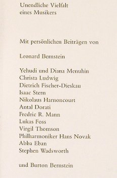 Bernstein,Leonard: Eine Biografie,  v.Peter Gradenwitz, Atlantis (3-254-00104-4), D, 364 S., 1984 Typ: Buch Best.-Nr.: 40223 Preis: 6,00 Euro