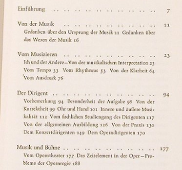 Walter,Bruno: Von der Musik und vom Musizieren, S.Fischer(), D,154 S., 1957 - Buch - 40226 - 5,00 Euro