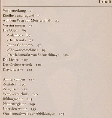 Mussorgsky,Modest P.: Bild Mono Graphien-H.C.Worbs, Ro Ro Ro(rm 247) (3-499-90247-2), D, 1981 Typ: TB Best.-Nr.: 40244 Preis: 3,00 Euro
