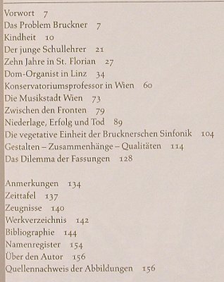 Bruckner,Anton: Bild Mono Graphien, ro ro ro (rm 190), D, 1972 Typ: TB Best.-Nr.: 40247 Preis: 3,00 Euro