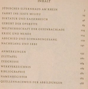 Offenbach,Jacques: Bild Mono Graphien-P.Walter Jacob, Ro Ro Ro(rm 155), D, 1969 Typ: TB Best.-Nr.: 40251 Preis: 3,00 Euro