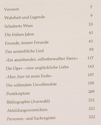 Schubert,Franz: Sein Leben,Sein Werk,Seine Zeit, List Verlag (3-471-79127-2), D,Bild-Bio, 1978 Typ: Buch Best.-Nr.: 40256 Preis: 4,00 Euro