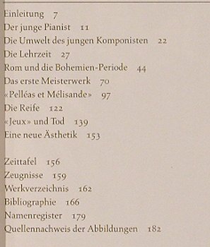 Debussy,Claude: Bildmonographien, Jean Barraque, rororo,rm 92 (3499500922), D, 1991 Typ: TB Best.-Nr.: 40288 Preis: 3,00 Euro