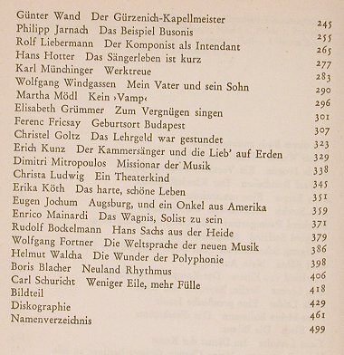 Das musikalische Selbstportrait: Komponisten,Dirigenten,Instrumtal., Nannen-Verlag, D, 1963 Typ: Buch Best.-Nr.: 40302 Preis: 5,00 Euro