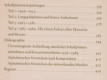 Horowitz,Wladimir: Ein Leben für die Musik, Knaus (3813511316), D, 434S., 1992 Typ: Buch Best.-Nr.: 40310 Preis: 6,00 Euro