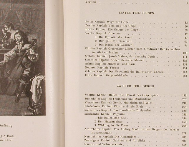 Geigen und Geiger: von Franz Farga, 340 S. 4te Aufl., Albert Müller Verlag, CH Typ: Buch Best.-Nr.: 40315 Preis: 12,50 Euro