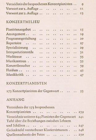 Die Konzertpianisten der Gegenwart: von Hans-Peter Range, Moritz Schauenburg, D, 249 S., 1966 Typ: Buch Best.-Nr.: 40321 Preis: 4,00 Euro