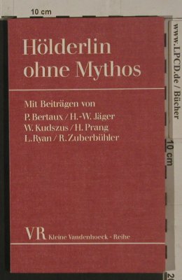 Hölderlin ohne Mythos: von Ingrid Riedel, VR(356/357/358), D, 73 - TB - 40103 - 2,50 Euro