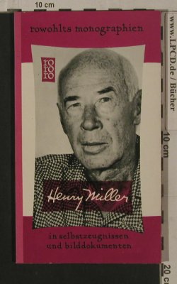 Miller,Henry: Monographien - WAlter Schmiele, Ro Ro Ro(rm 61), D, 1961 - Buch - 40139 - 3,00 Euro