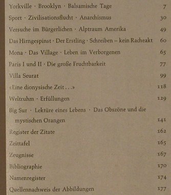 Miller,Henry: Monographien - WAlter Schmiele, Ro Ro Ro(rm 61), D, 1961 - Buch - 40139 - 3,00 Euro