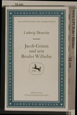Grimm, Jacob u.sein Bruder Wilhelm: Ludwig Deneke, Sammlung Metzler(M 100), D,  - Buch - 40145 - 4,00 Euro