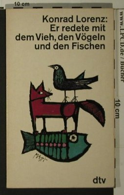 Lorenz,Konrad: Er redete mit dem Vieh,den Vögeln.., dtv(3-423-00173-9), D, 1977 - TB - 40065 - 2,50 Euro