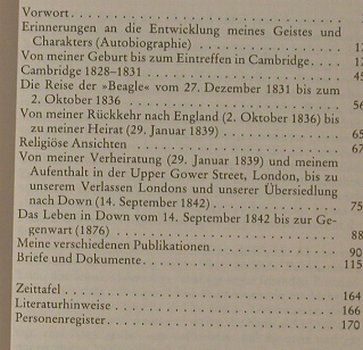 Darwin,Charles: Ein Leben, Autobio,Briefe,Dokumente, dtv 880-Biographie(1775), D, 1982 - TB - 40102 - 2,50 Euro