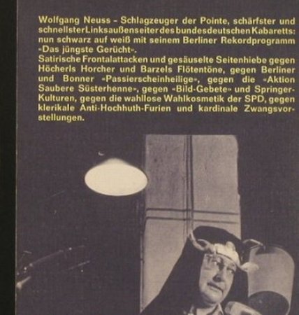 Neuss,Wolfgang: Das jüngste Gercht, rororo(841), D, 1965 - TB - 40012 - 3,00 Euro