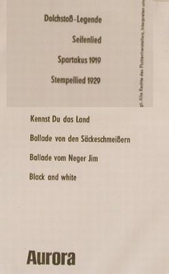 Busch,Ernst: Die goldene Zwanziger Jahre, Akademie der Künste(Ag 511/13/76), DDR,  - Heft - 40083 - 10,00 Euro