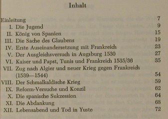 Karl V.: Persönlichkeit und Geschichte 1, Musterschmidt(), D,Rassow, 1963 - Buch - 40143 - 2,50 Euro