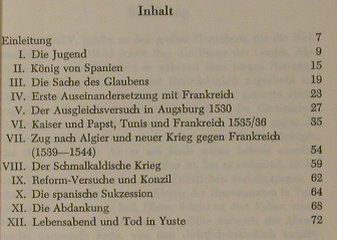 Karl V.: Persönlichkeit und Geschichte 1, Musterschmidt(), D,Rassow, 1963 - Buch - 40143 - 2,50 Euro