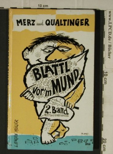 Merz,Carl und Helmut Qualtinger: Blattl vor'm Mund, Band 1+2, Langen-Müller(), D,  - Buch*2 - 40182 - 5,00 Euro