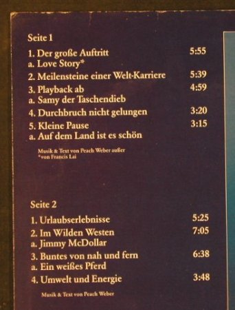 Weber,Peach: So bin ich halt..., CBS(85 803), NL, 1982 - LP - E5769 - 5,50 Euro