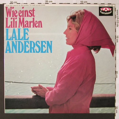 Andersen,Lale: Wie Einst Lili Marleen'56,  Ri, Karussell(635 148), D,  - LP - E8155 - 4,00 Euro