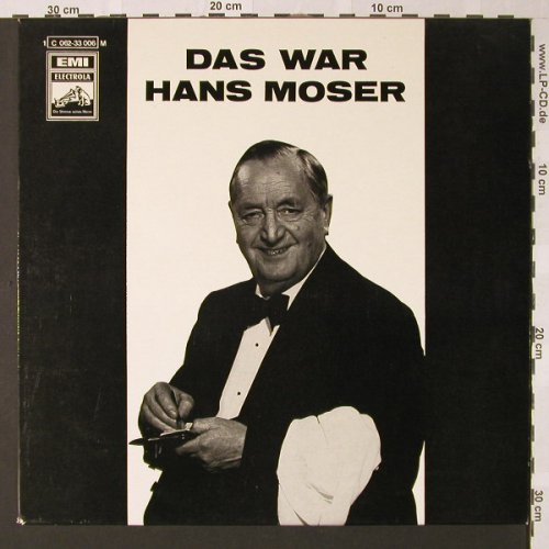 Moser,Hans: Das war Hans Moser, EMI Electrola(1 C 062-33 006M), D,  - LP - E8287 - 7,50 Euro