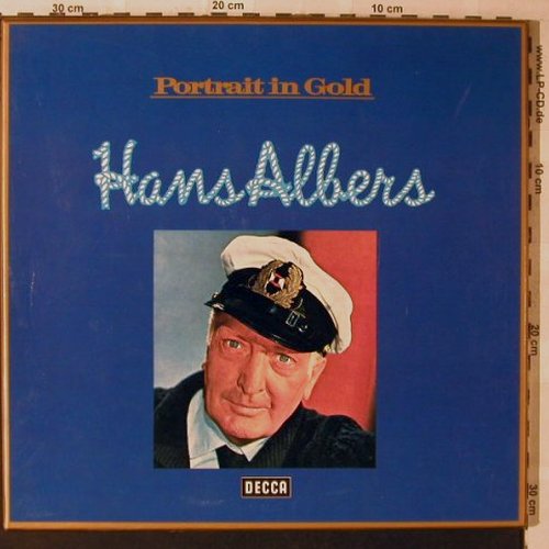 Albers,Hans: Portrait In Gold, Box, Promo-Stol, Decca(6.30104), D, 1974 - 2LP - F1001 - 9,00 Euro