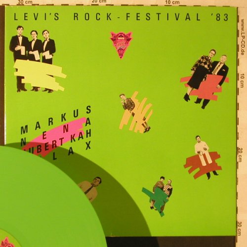 V.A.Levi's Rock Festival'83: Nena,Markus,Relax..green Vinyl,Foc, Levis(CPR 823), D, 1983 - LP - F1042 - 5,50 Euro