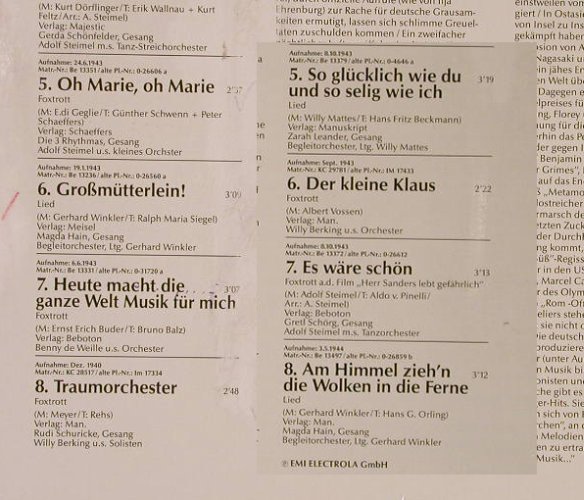V.A.Das Waren Schlager: 1945, 16 Tr., Club-Ed., vg+/vg+, Odeon(32 525-8), D,  - LP - F1318 - 4,00 Euro