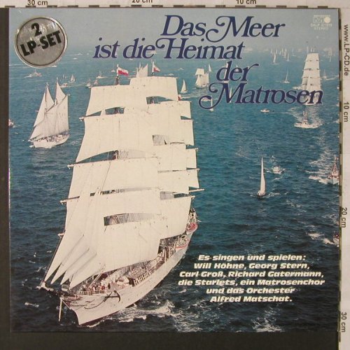 V.A.Das Meer i.d.Heimat d.Matrosen: Will Höhne,Georg Stern,A Matschat, Metron.(DALP 2/1919), D, 1973 - 2LP - F1701 - 7,50 Euro