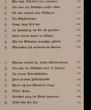 V.A.Küchen-Lieder: Lieder und tragische Moritaten, Ri, Europa(111 006.3), D,  - LP - F3282 - 4,00 Euro