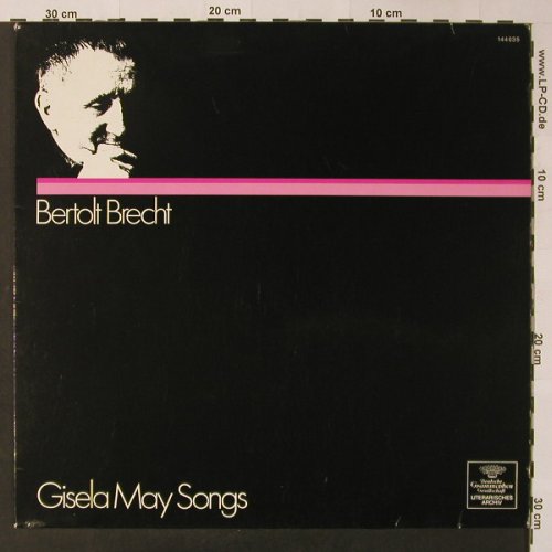 May,Gisela: Singt Bertolt Brecht, D.Gr.(144 035), D, 1969 - LP - F3448 - 5,00 Euro