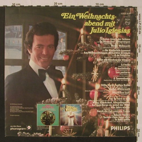 Iglesias,Julio: Ein Weihnachtsabend Mit,vg-/m-, Philips(6305 904), D, 1976 - LP - F4015 - 3,00 Euro
