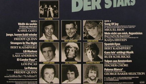 V.A.Die Besten Melodien der Stars: Karel Gott...George Baker S., Polydor(2459 217), D,  - LP - F5410 - 4,00 Euro