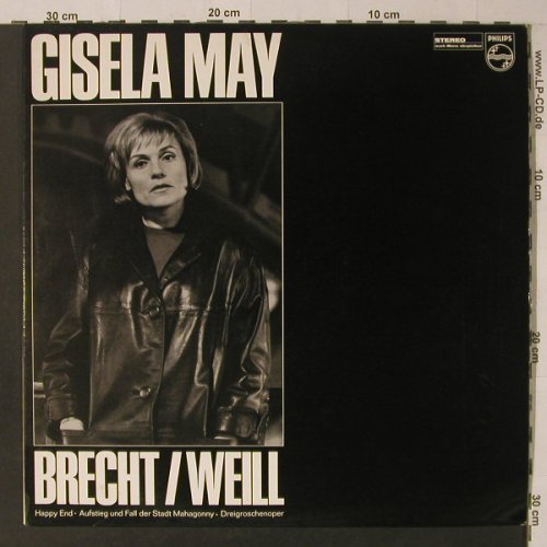 May,Gisela: Brecht / Weill, Mono, Philips(843 783 PY), D, 1966 - LP - F5490 - 9,00 Euro
